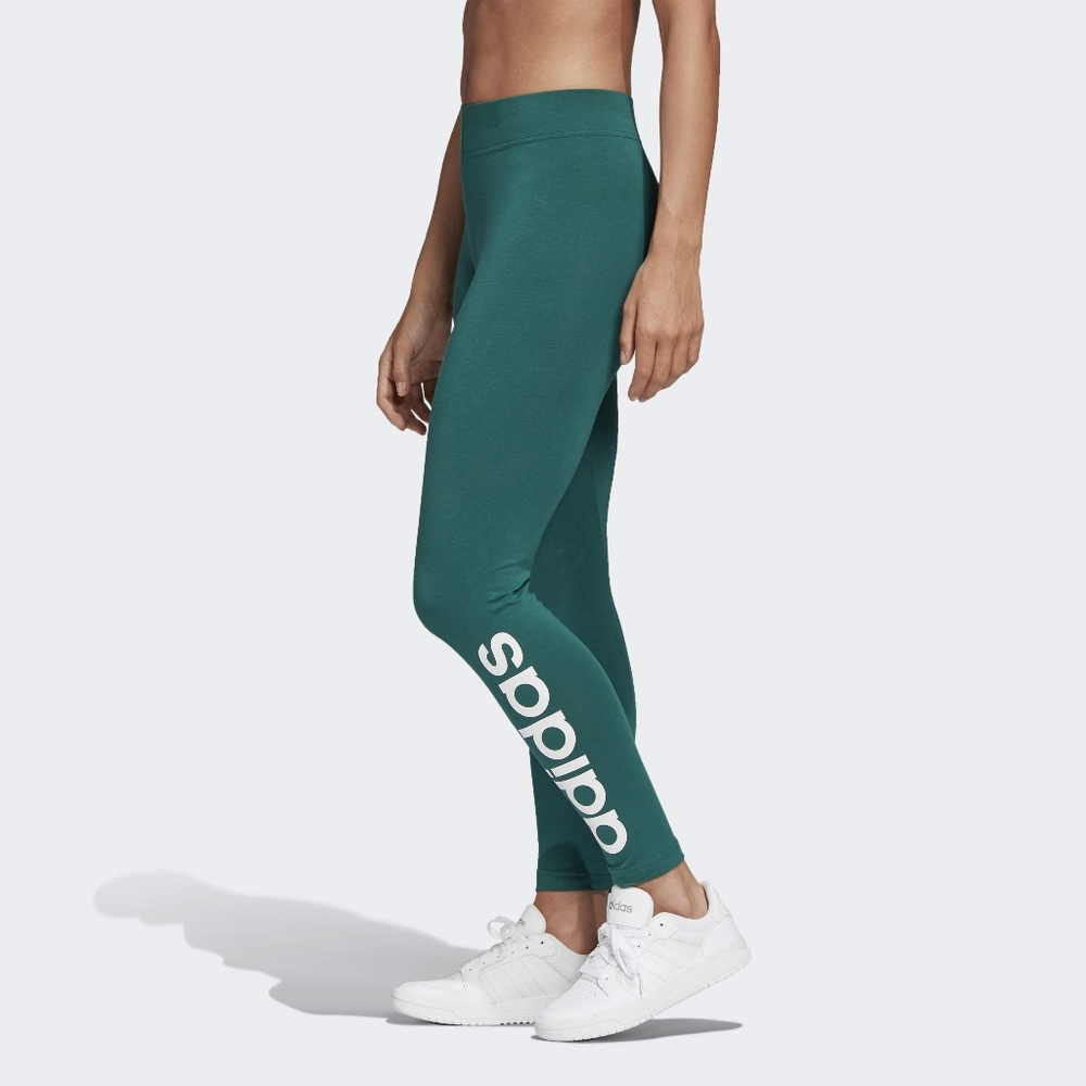 Adidas Performance Essentials Linear Leggings Gre… - image 2